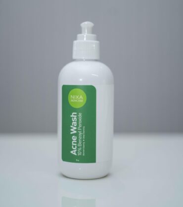 Nixa Skincare Acne Wash – 10% Benzoyl Peroxide Deep Cleansing Treatment (8oz)